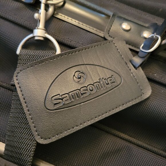 Samsonite Black Nylon Garment‎ Bag Shoulder Strap Overnight Carry On Travel - Picture 3 of 16
